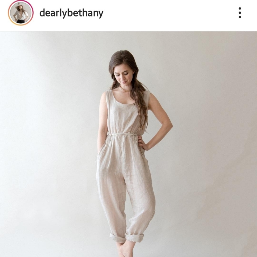 Black Crane | Linen jumpsuit, XS